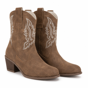 Dakota Western Boots – Brown
