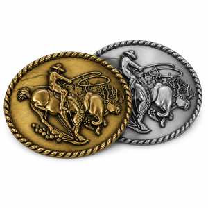 Western Roping Belt Buckle